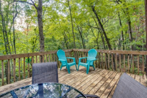 A-Frame Cabin with Furnished Deck in Rocky Mount!